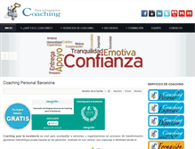 Tablet Screenshot of coachingparalaexcelencia.com